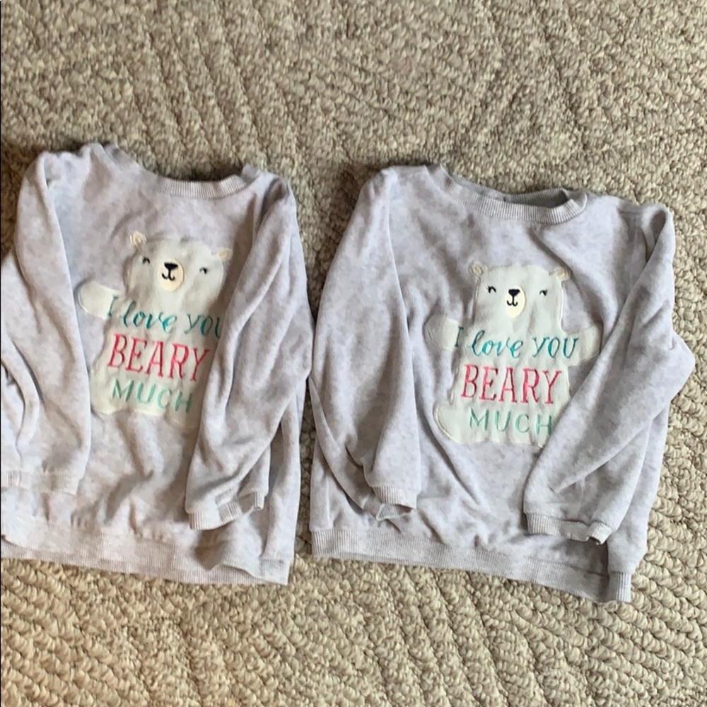 Gymboree twin girl tops